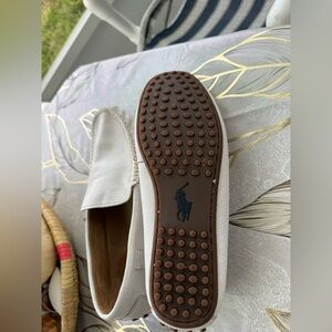 Polo by Ralph Lauren White Leather
Loafers Slip-Ons summer ……